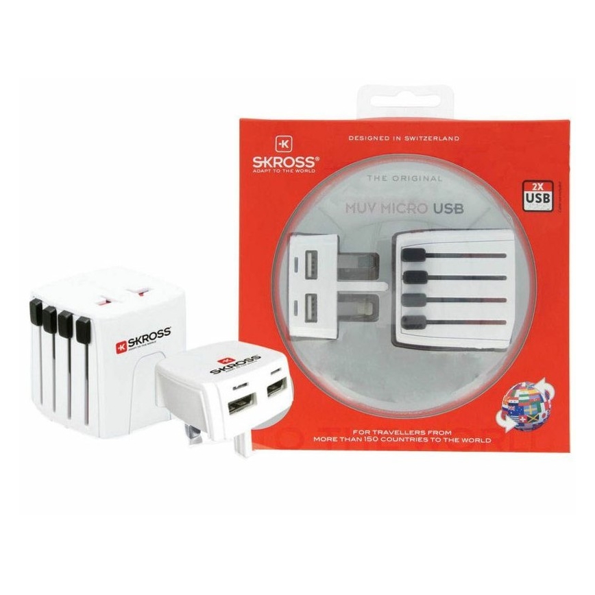 Univerzální USB cestovní adaptér 230V